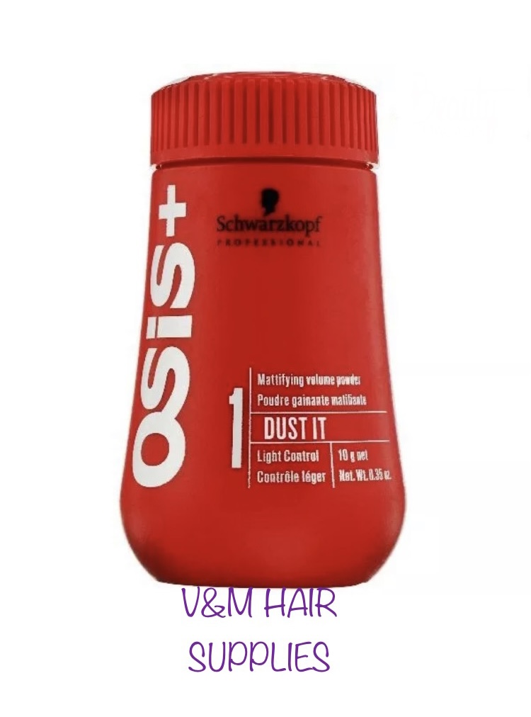 Schwarzkopf OSiS + Dust It 10g 24 Hour Volume Effect Styling Powder - V&M  Hair Supplies